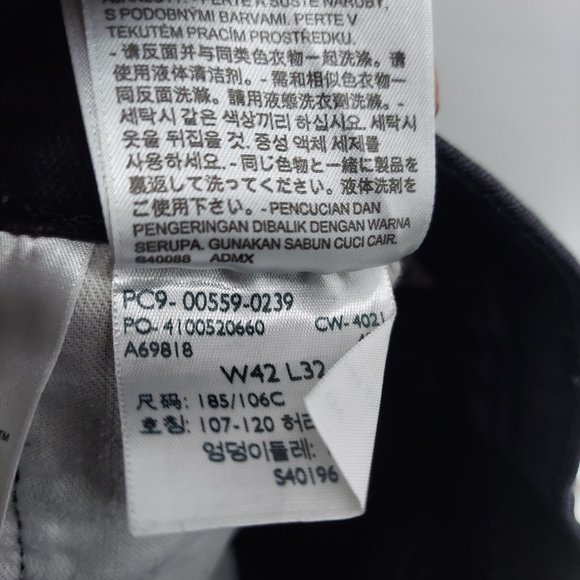 Mens Levi's 559 black Jeans Straight Leg  size 42 - Picture 12 of 12